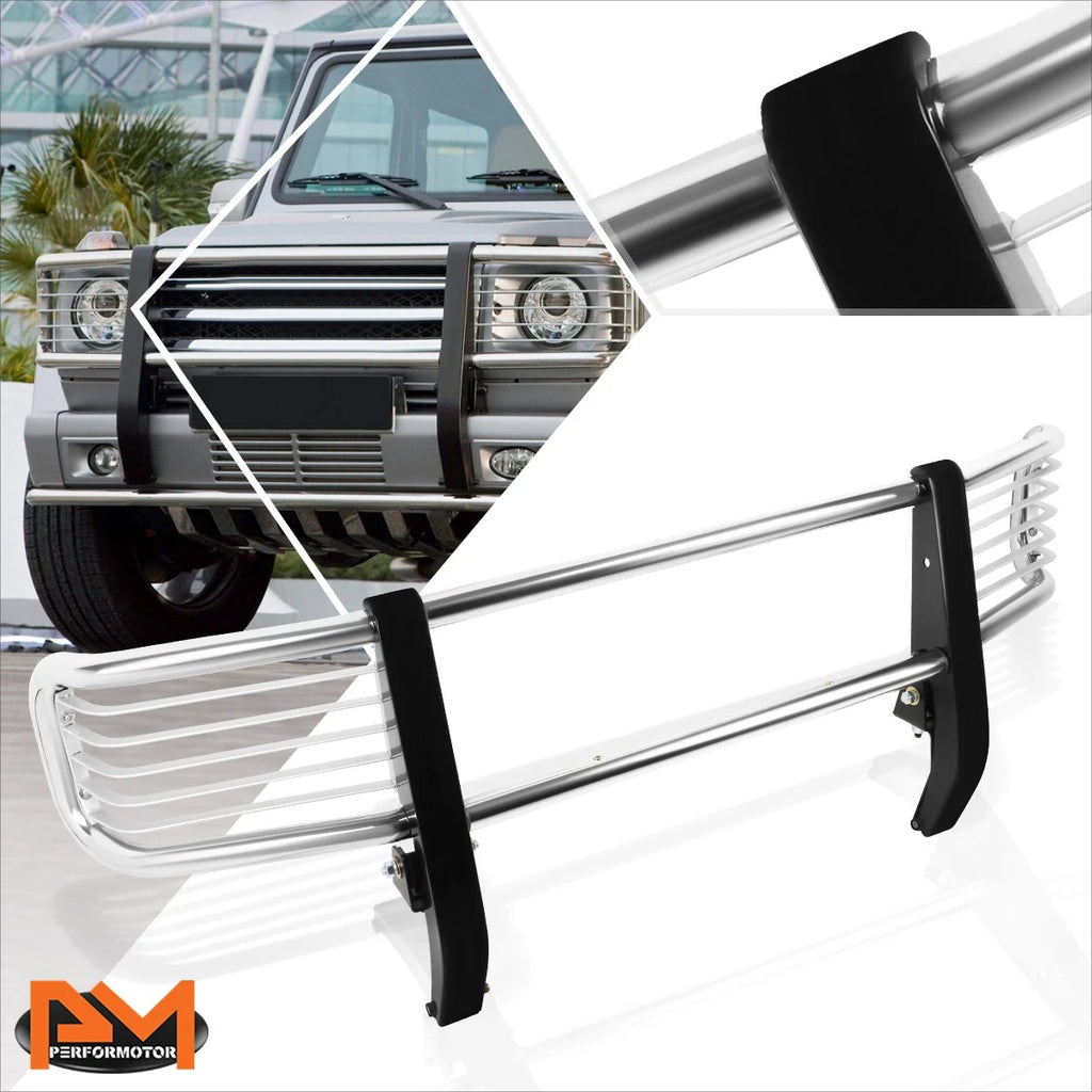 Chrome Bumper Brush Grill Guard Protector for Mercedes G-Class W463 (1999–2012)