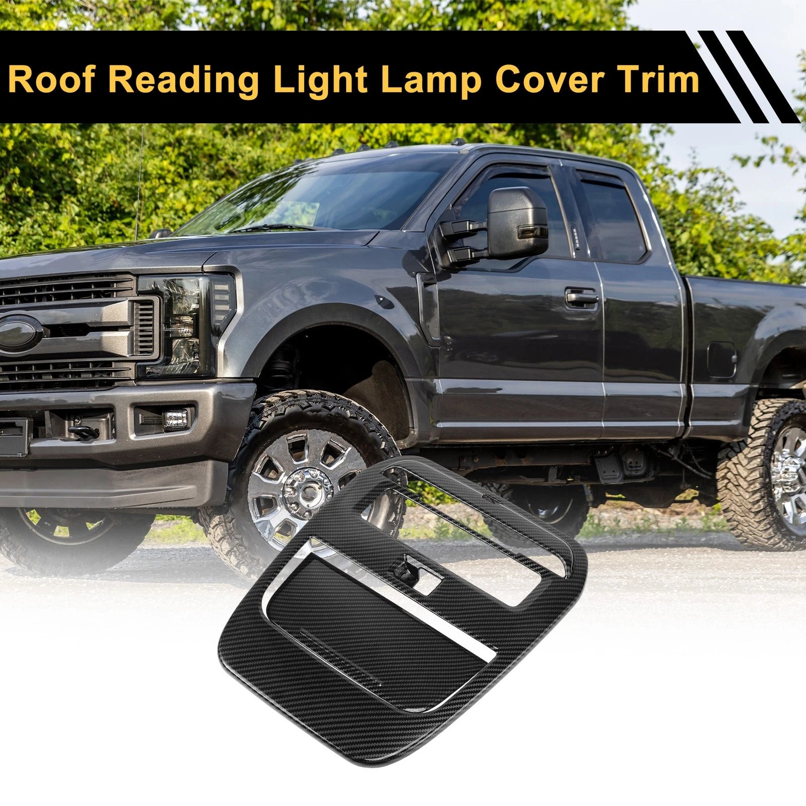 Set of 1 Inner Front Reading Light Lamp Panel Cover Trim for Ford F-150 (2021–2024)