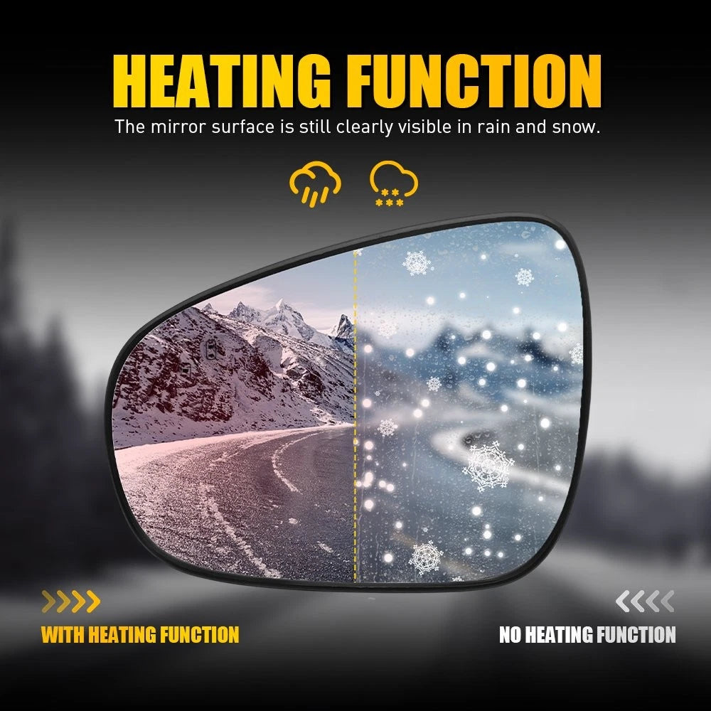 Heated Blind Spot Driver Mirror Glass for ES350 ES300h IS250 IS350 UX300h (1-5X)
