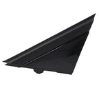 Glossy Black Door Mirror Flag Cover for Fiat 500 (2012-2019)