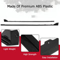 Set of 2 HECASA Side Skirts for Subaru WRX / WRX STi (2015–2021) ABS Carbon Fiber