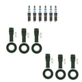 Denso 6 Iridium Power Plugs & NGK Ignition Coil Boots Kit for CTS Enclave SRX (2008–2017)