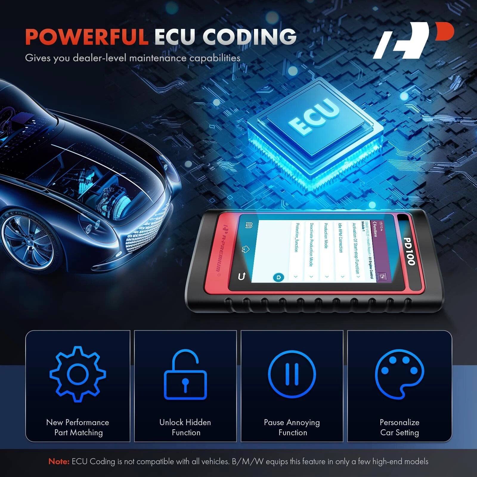 ABS SRS DPF Code Reader Diagnostic Tool for Ford