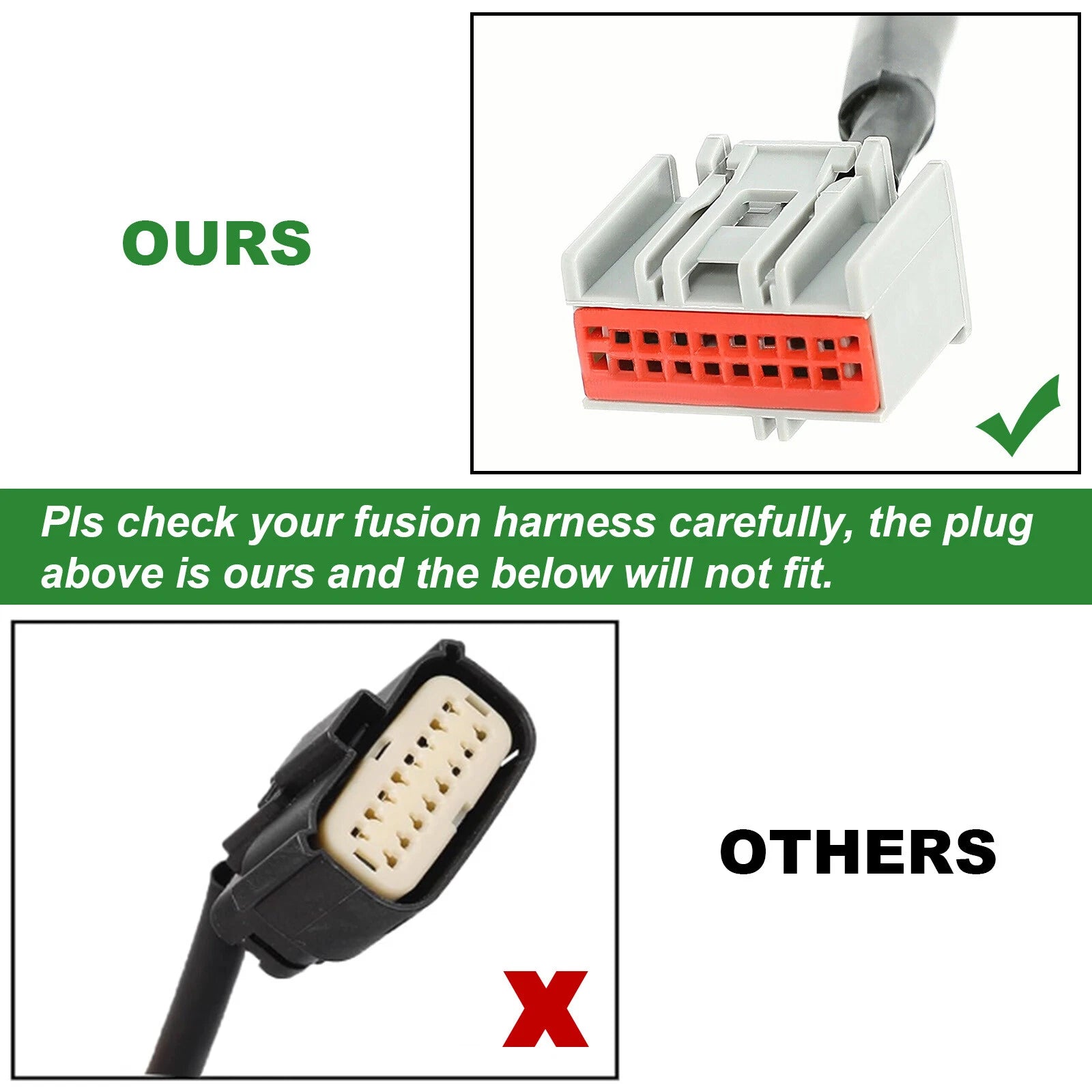 Power Mirror for Ford Fusion (2013-2016) Right Side Heated Manual Fold