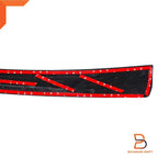 Black Rear Bumper Step Scuff Plate Cover for Mitsubishi Pajero Sport (2019-23)