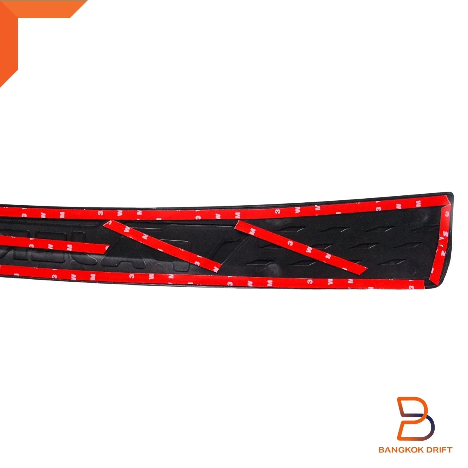 Black Rear Bumper Step Scuff Plate Cover for Mitsubishi Pajero Sport (2019-23)