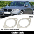 2pcs Exhaust Pipe Flange Gasket Seal for BMW E60 E71 E82 E88 (2008–2017) NO. 18307553603