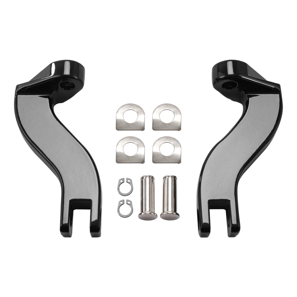 Rear Passenger Footpegs Bracket Mount Kit for Harley Touring (1993–2025)