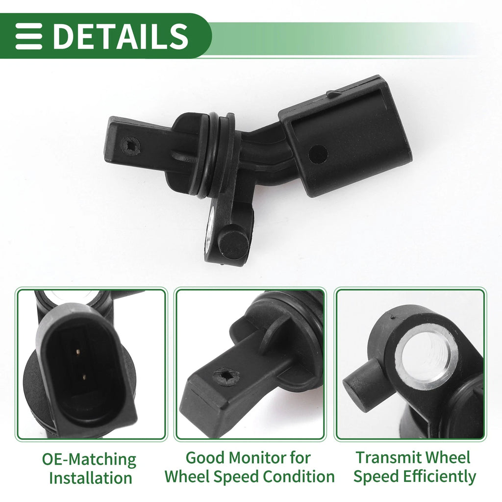 ABS Wheel Speed Sensor No.2H0927808A for Audi A3 8L1 / TT 8N3 (1996–2006)