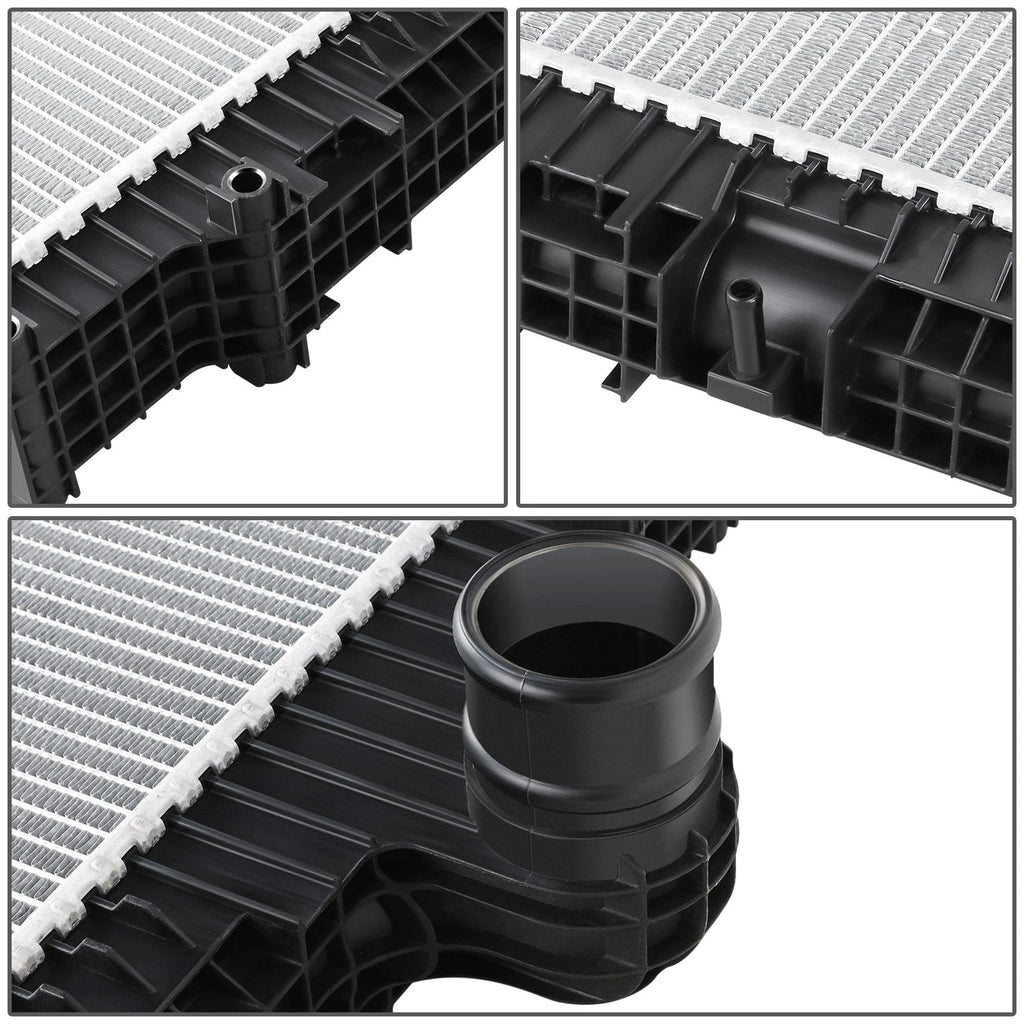2-Row Aluminum Core Cooling Radiator for Kenworth W900/T660/T880 (2008–2015)