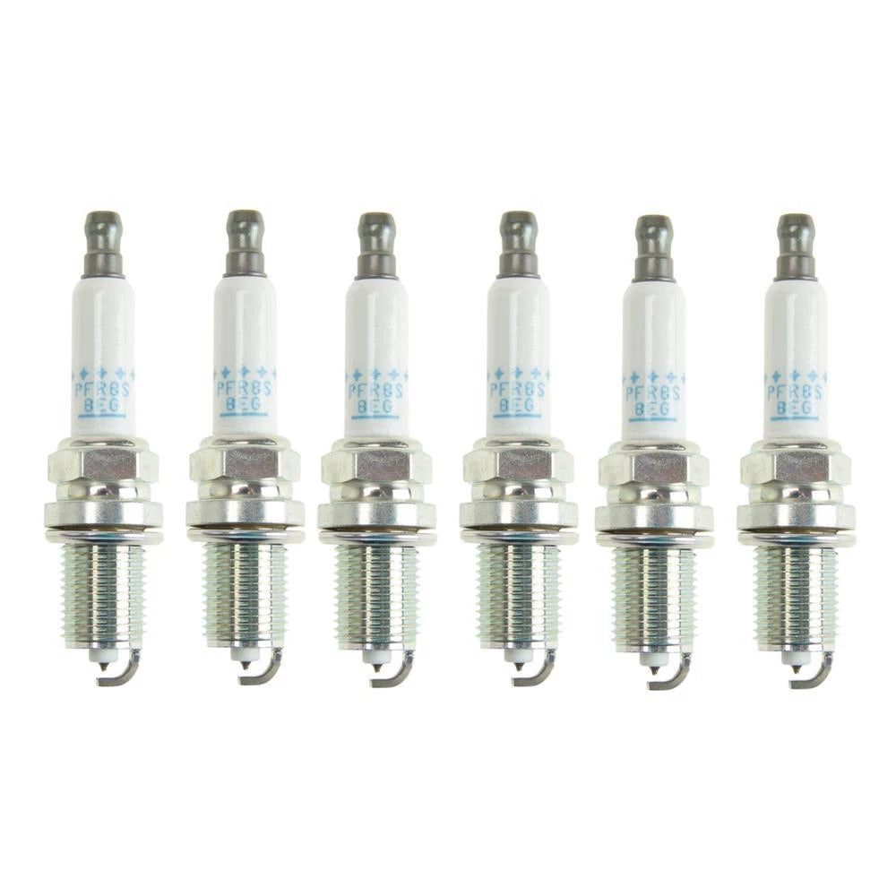 Set of 6 NGK Laser Platinum Spark Plugs (Gap 0.032) for