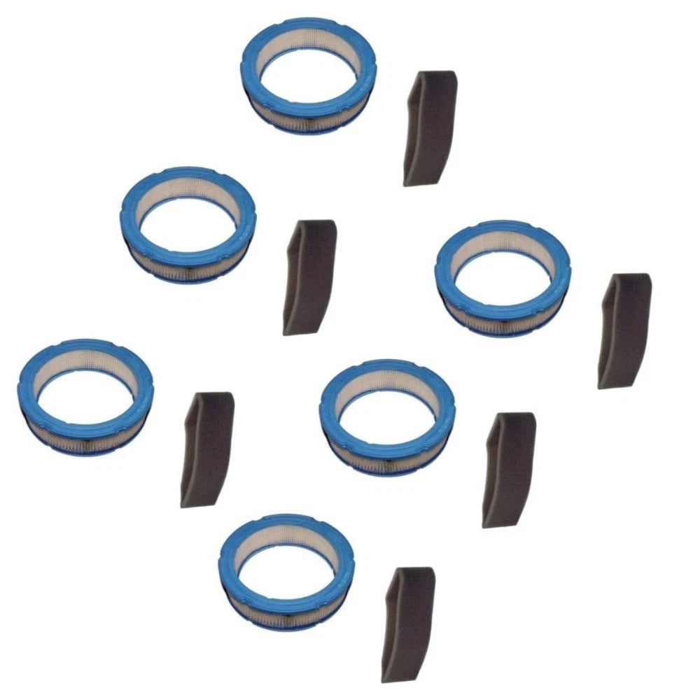 6X Air Filter & Pre Filter for Briggs and Stratton (Replaces 270998)