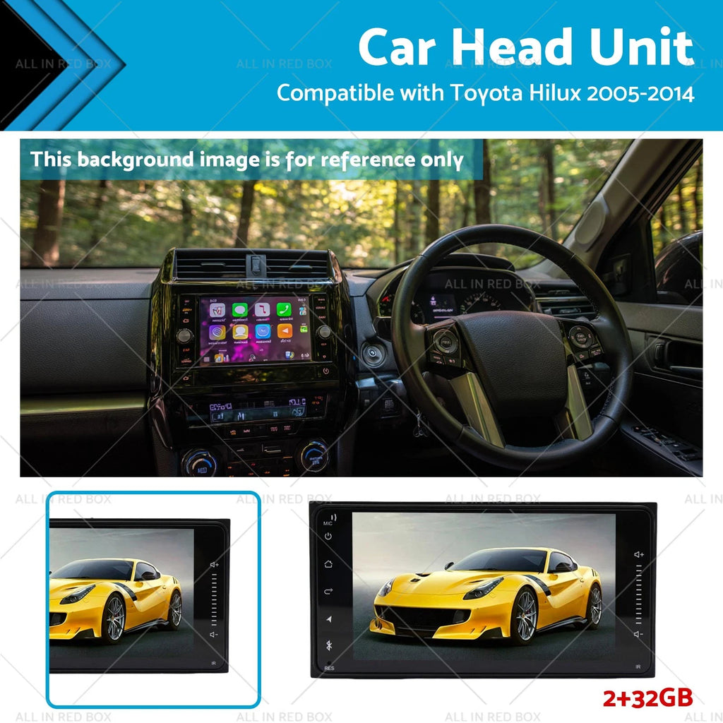 Car Stereo Radio for Toyota Hilux (2005–2014) - Apple CarPlay, Android Auto