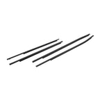 4pcs Outer Door Belt Moulding for Toyota Hilux Revo (2015-2023) Black