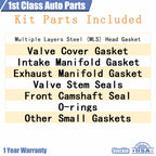 MLS Engine Cylinder Head Gasket Set for Dodge Charger Jeep Ram 5.7L V8 (2006–2021) HS54418