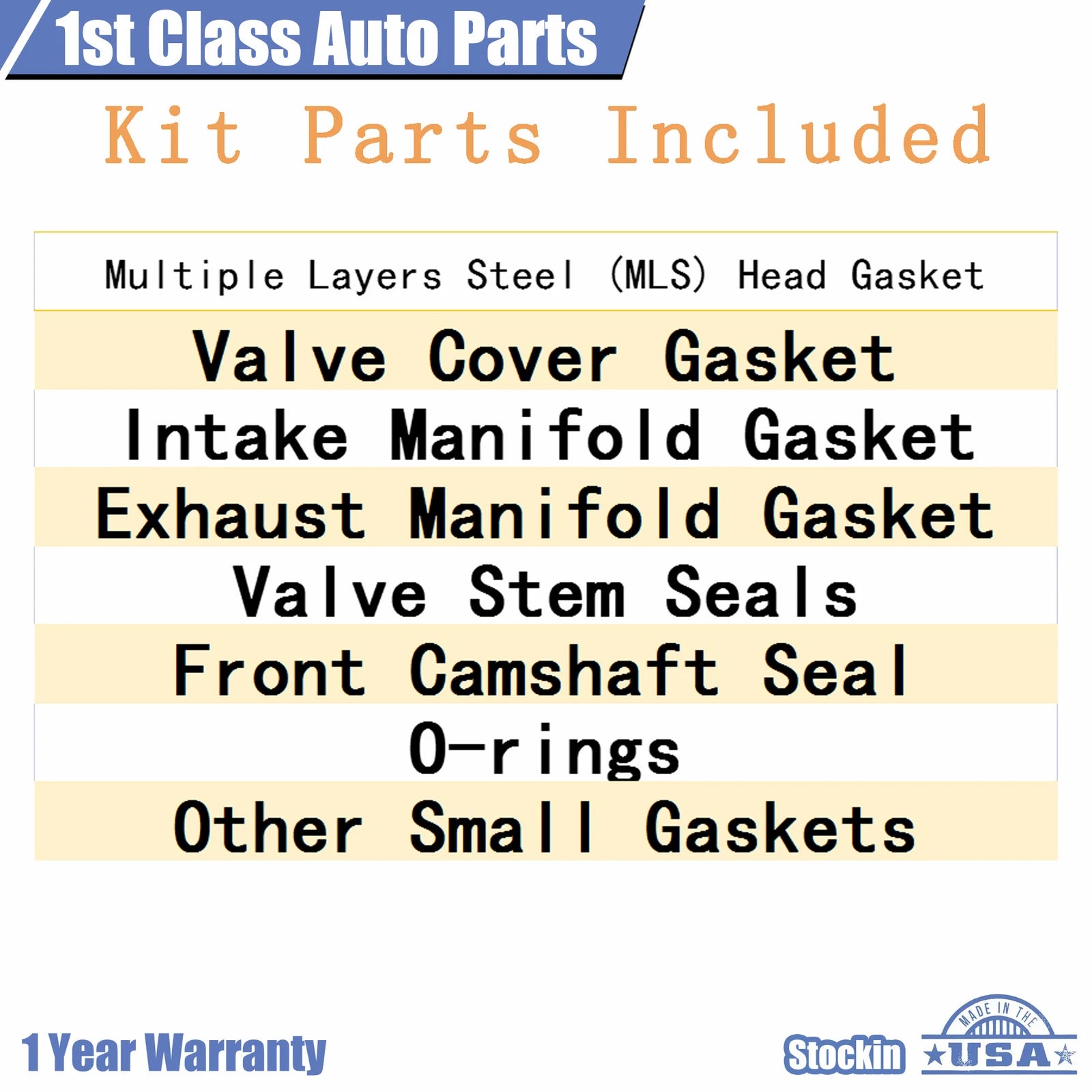 MLS Engine Cylinder Head Gasket Set for Dodge Charger Jeep Ram 5.7L V8 (2006–2021) HS54418