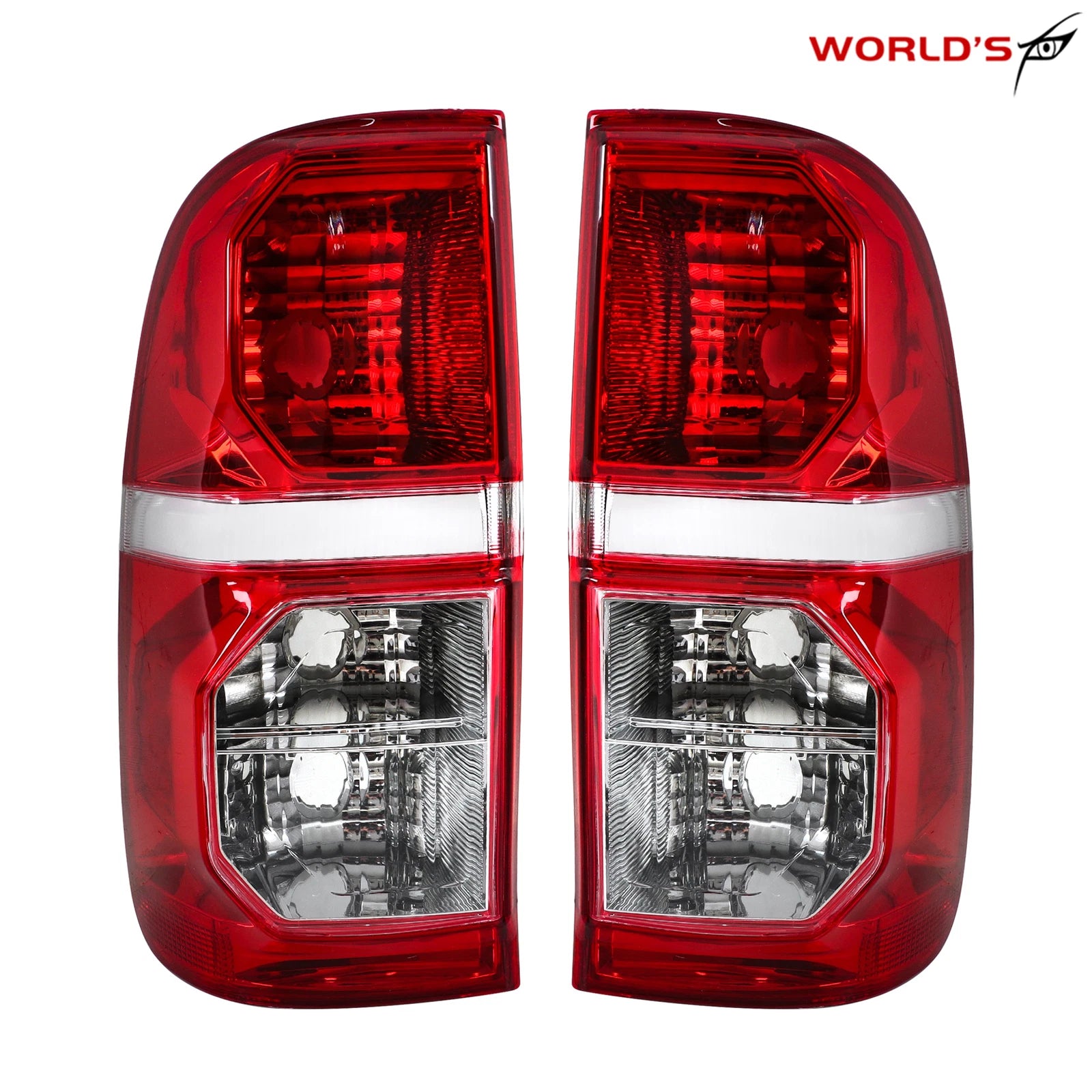 Pair of Rear Tail Lights for Toyota Hilux SR SR5 (2005–2015)