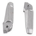 Front Rider Foot Pegs Kit Silver for BMW K1300S K1300R (2008–2013)