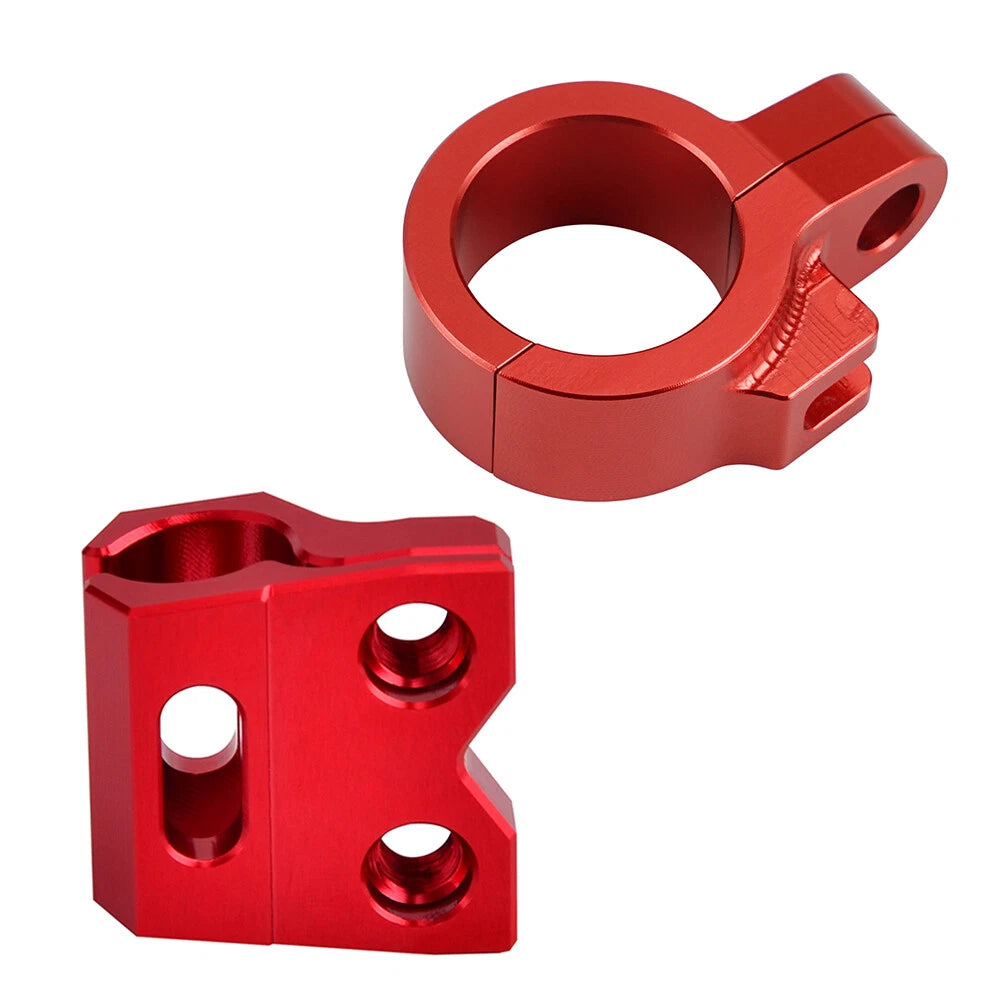 Front Brake Line Hose Clamp for Honda CRF250R CRF450R (2015–2020) Red