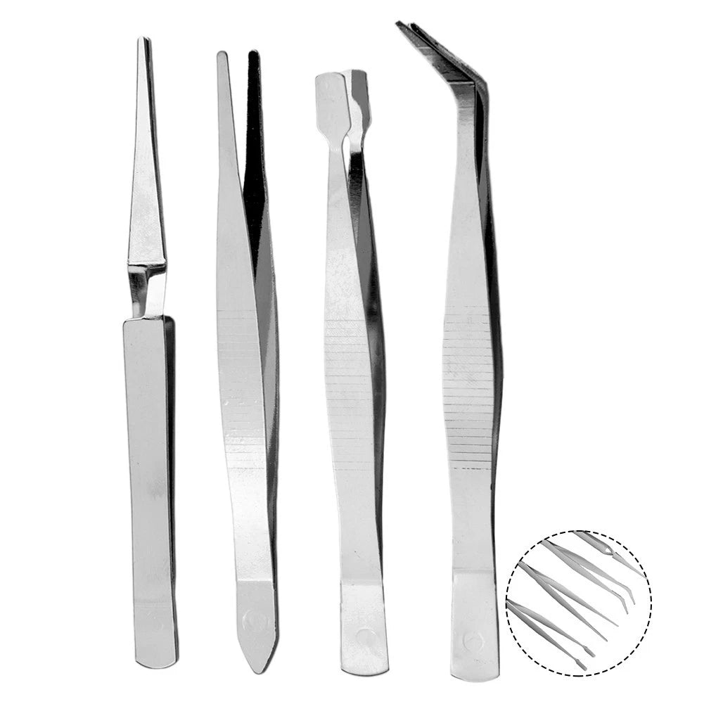 4X Anti-Skid Tweezers for Mobile Phone Repair