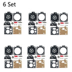 Set of 6 Carburetor Diaphragm Gasket Kit for STIHL MS380 MS381 038 066 BING 48