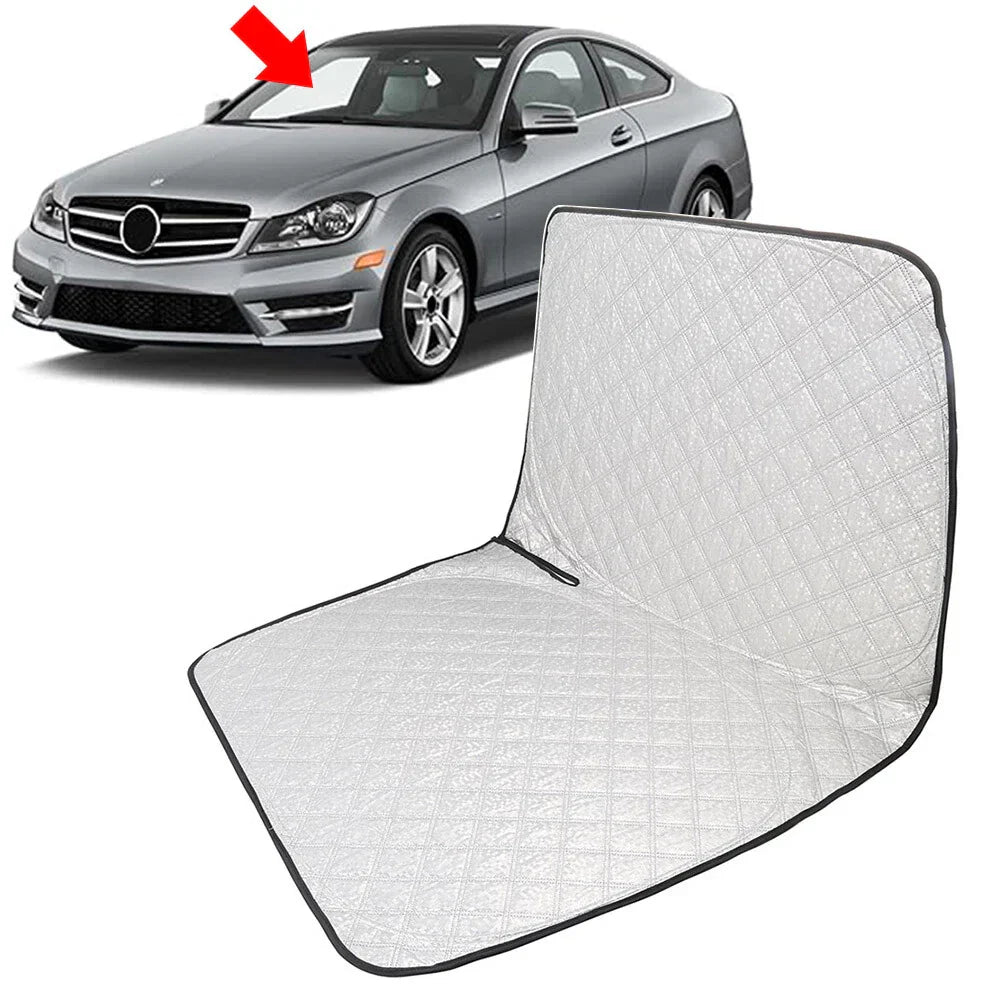 Foldable Windshield Sun Shade for Mercedes Benz C Class W205 C250 C300 (15-21)