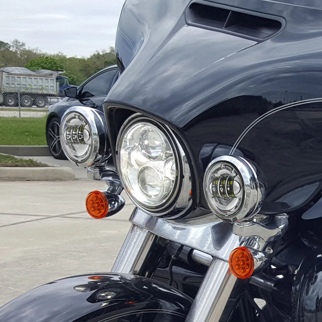 Turn Signal Fog Light Bracket for Harley Street Tri Glide (1994–2024)