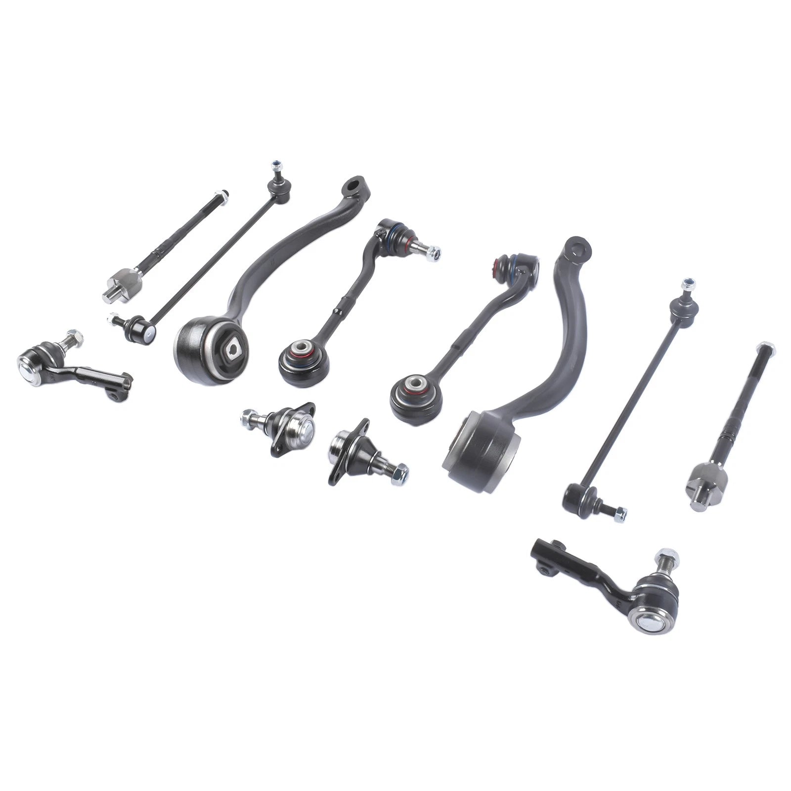 Set of 12 Front Suspension Control Arms for BMW E90 E92 E84 (2007-2013)