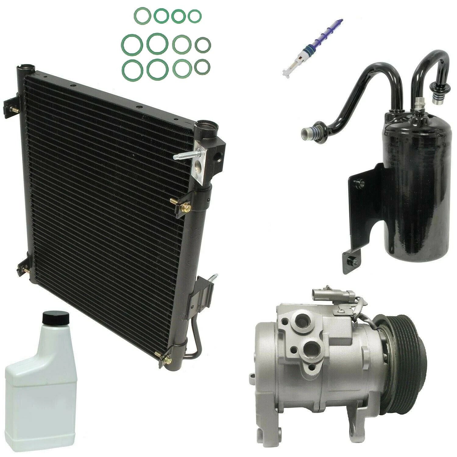 AC Compressor Kit Replacement With Condenser and Drier for Holden Commodore (2006–2017)