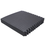 8PC EVA Foam Exercise Tiles Floor Mat for Gym Fitness Yoga (24x24)