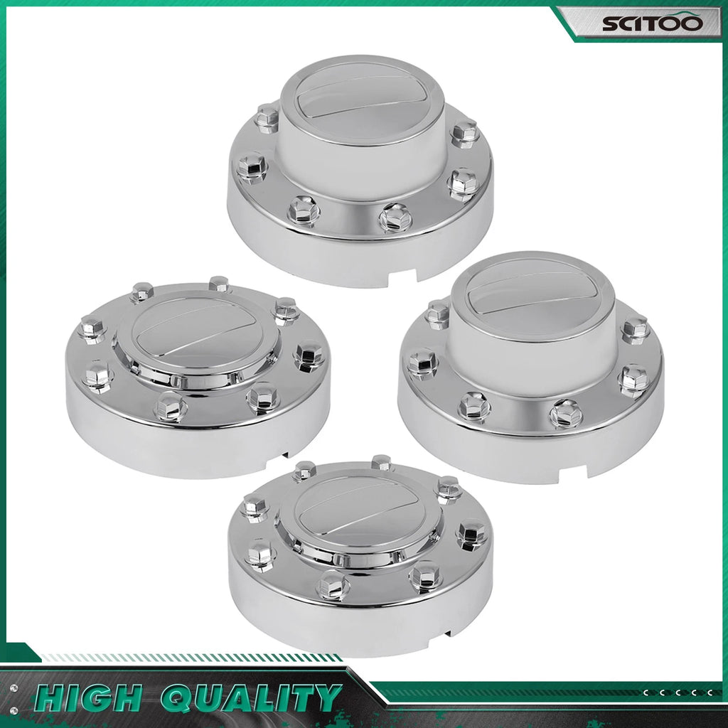 Set of 4 Rear Front Center Hub Caps for Dodge Ram 3500 (2011–2018)