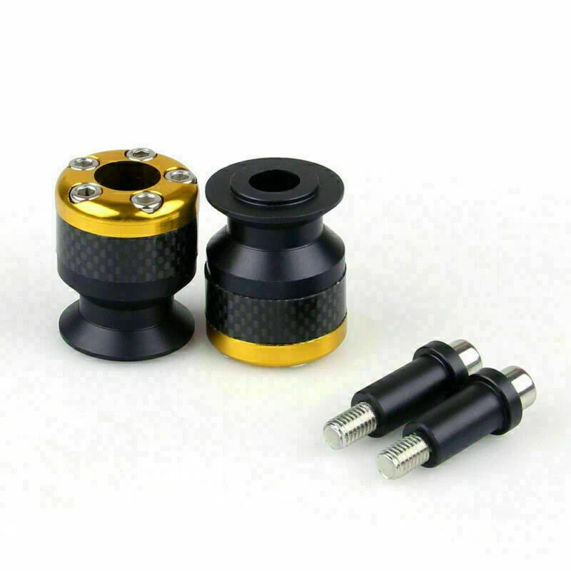CNC Carbon Fiber 8mm Swingarm Sliders Spools for Universal Motorcycle