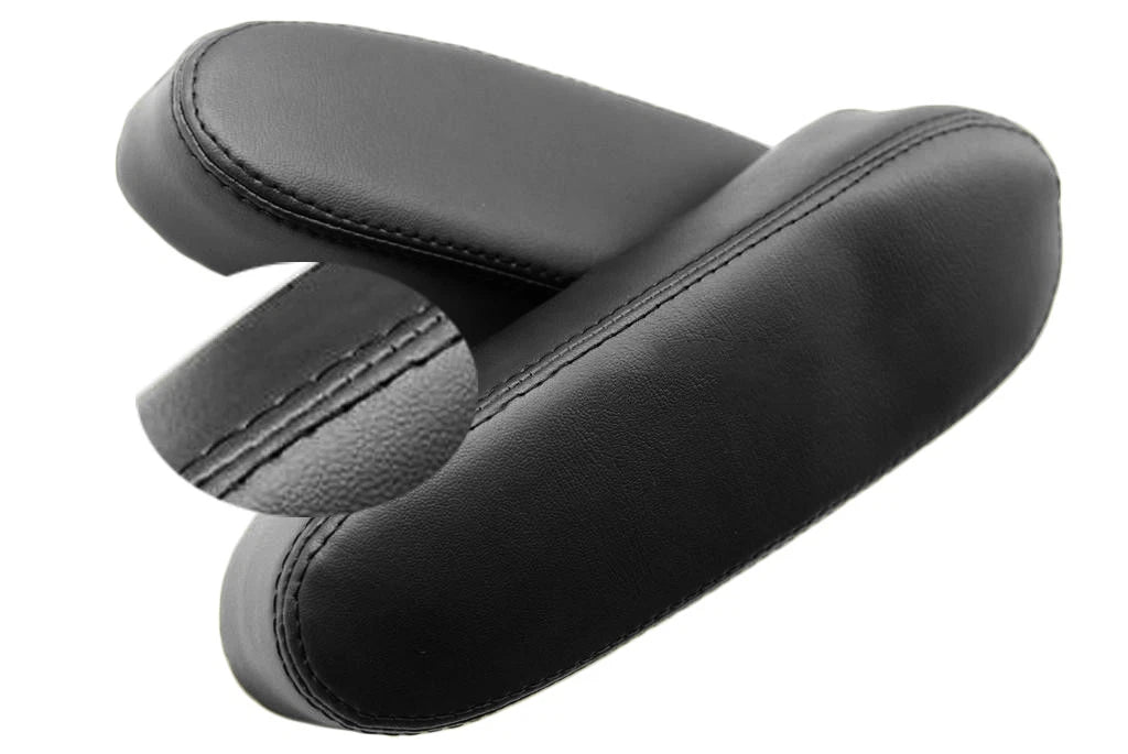 Front Seat Armrest Cover for Toyota Highlander (2001–2006) Black Leather