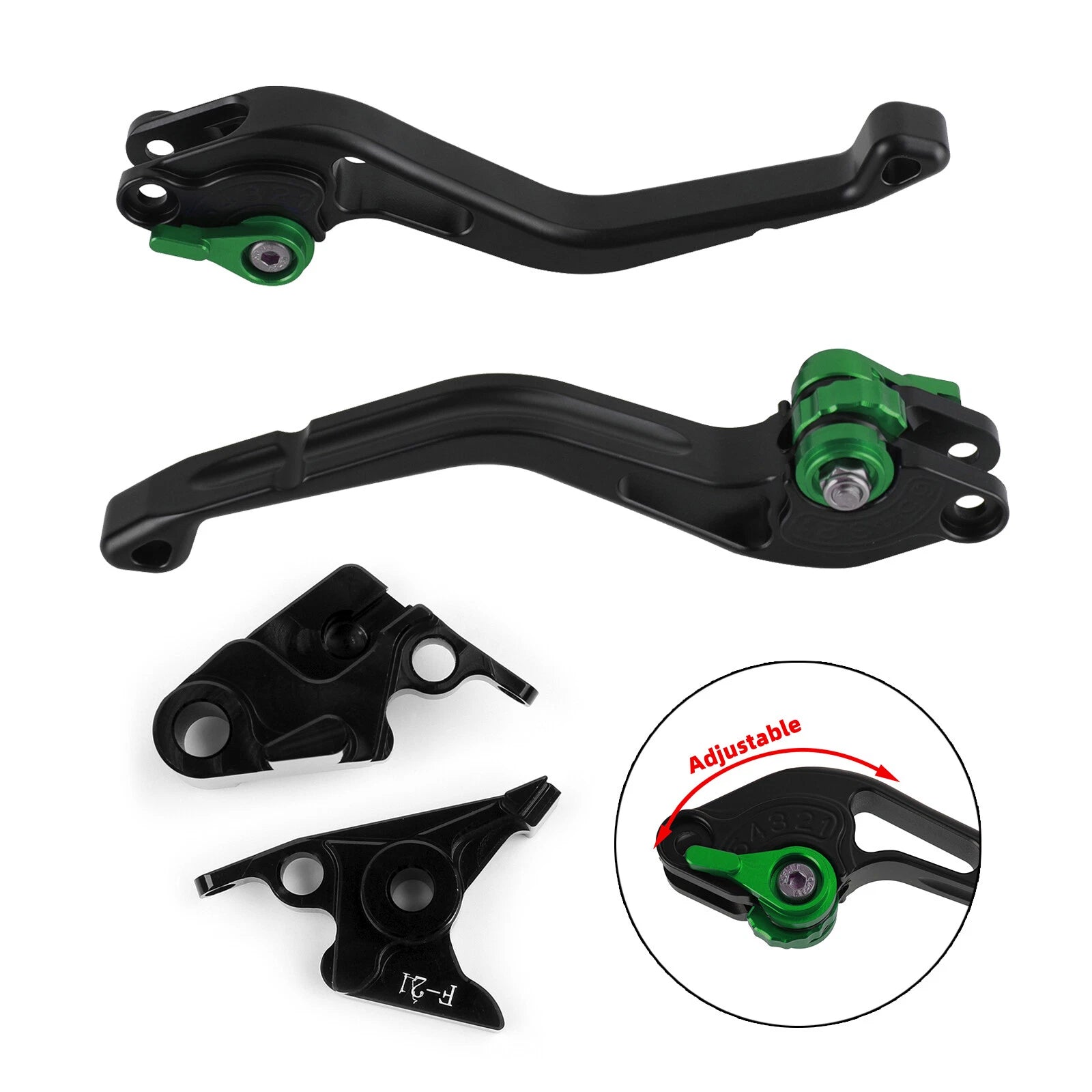 Short Clutch Brake Lever for Kawasaki Z900 (2017–2018) T9
