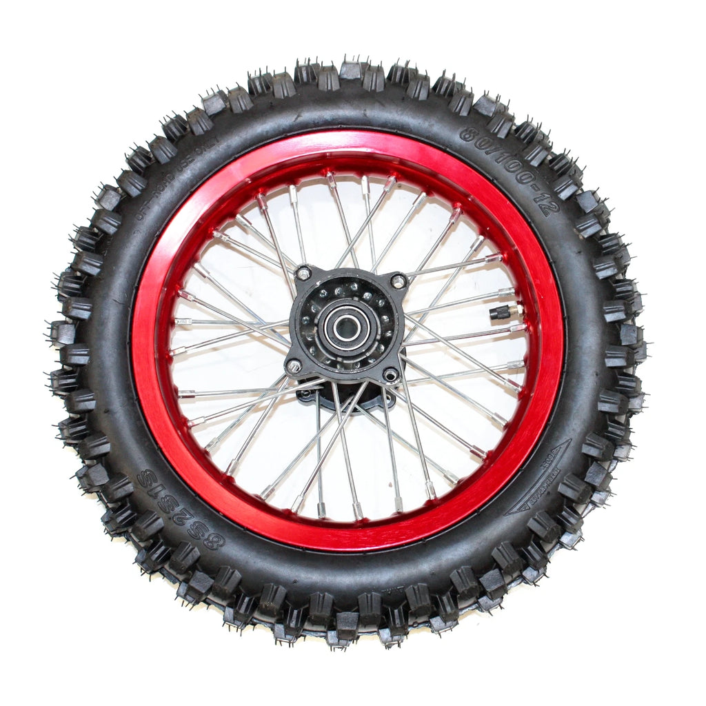 12" Rear Wheel Rim Tire for PIT PRO Dirt Bike (3.00-12)
