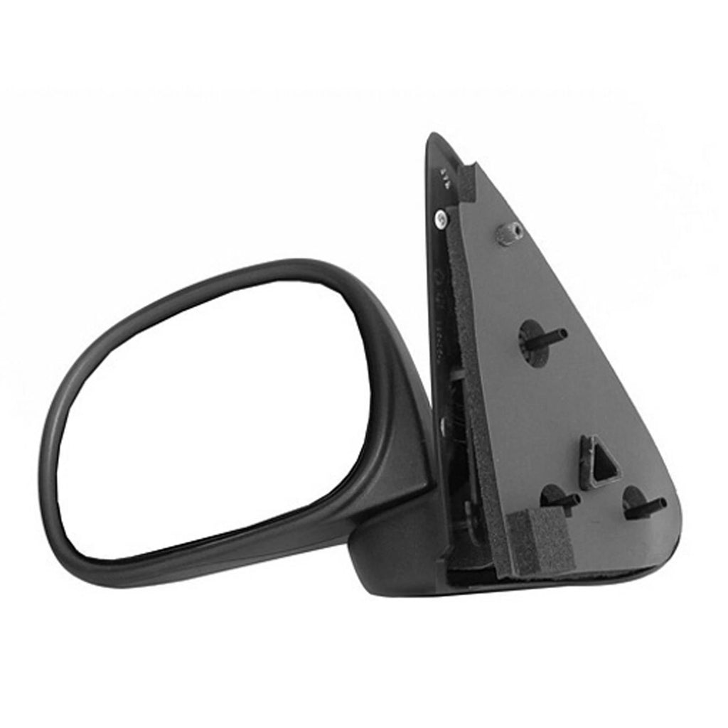 Replacement Black Textured Driver Side Manual Door Mirror (See Compatible Chart)