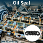 Set of 5 Oil Seal Rotary Shaft Seal NBR Rubber 30x55x10mm