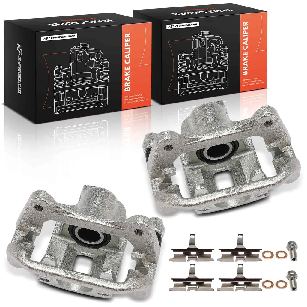 Pair Rear Brake Calipers with Bracket for Chevy Optra Suzuki Forenza (2004–2008)