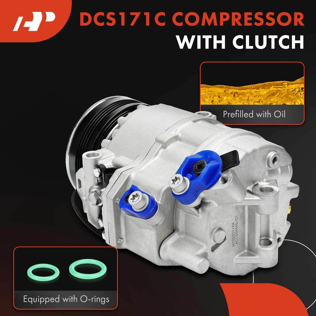 A/C Compressor with Clutch for BMW X5 (2003-2006)