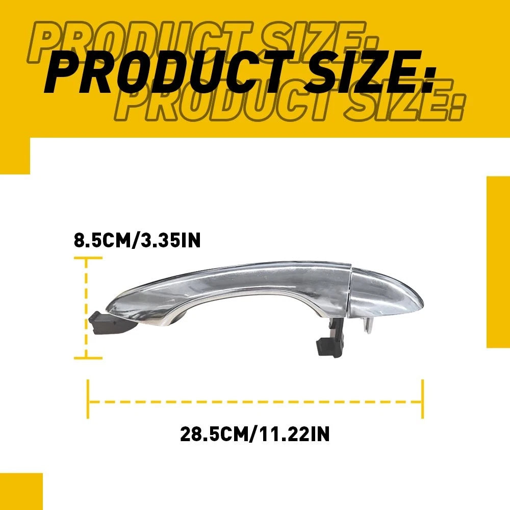 Chrome Rear Left Driver Side Exterior Door Handle for Kia Sorento (2016–2020)