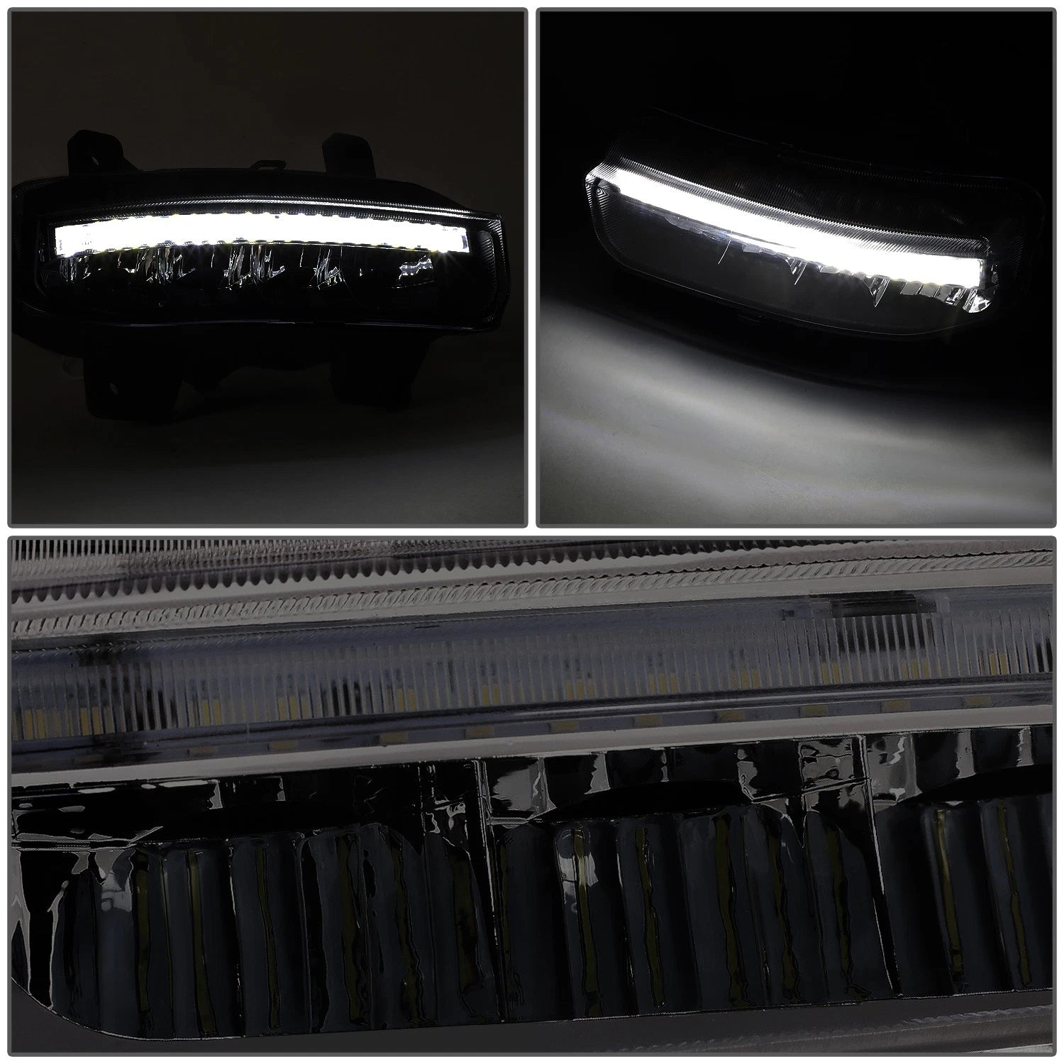 LED Fog Lights with Bezel Cover & Switch for Ram 1500 (2019–2021)