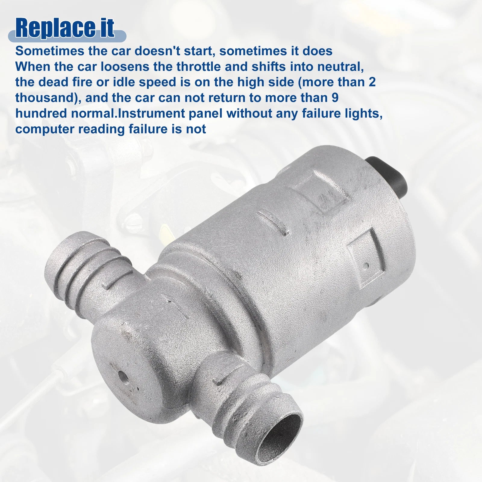 Idle Air Control Valve for BMW 318i (1991–1992), 740i, 740iL