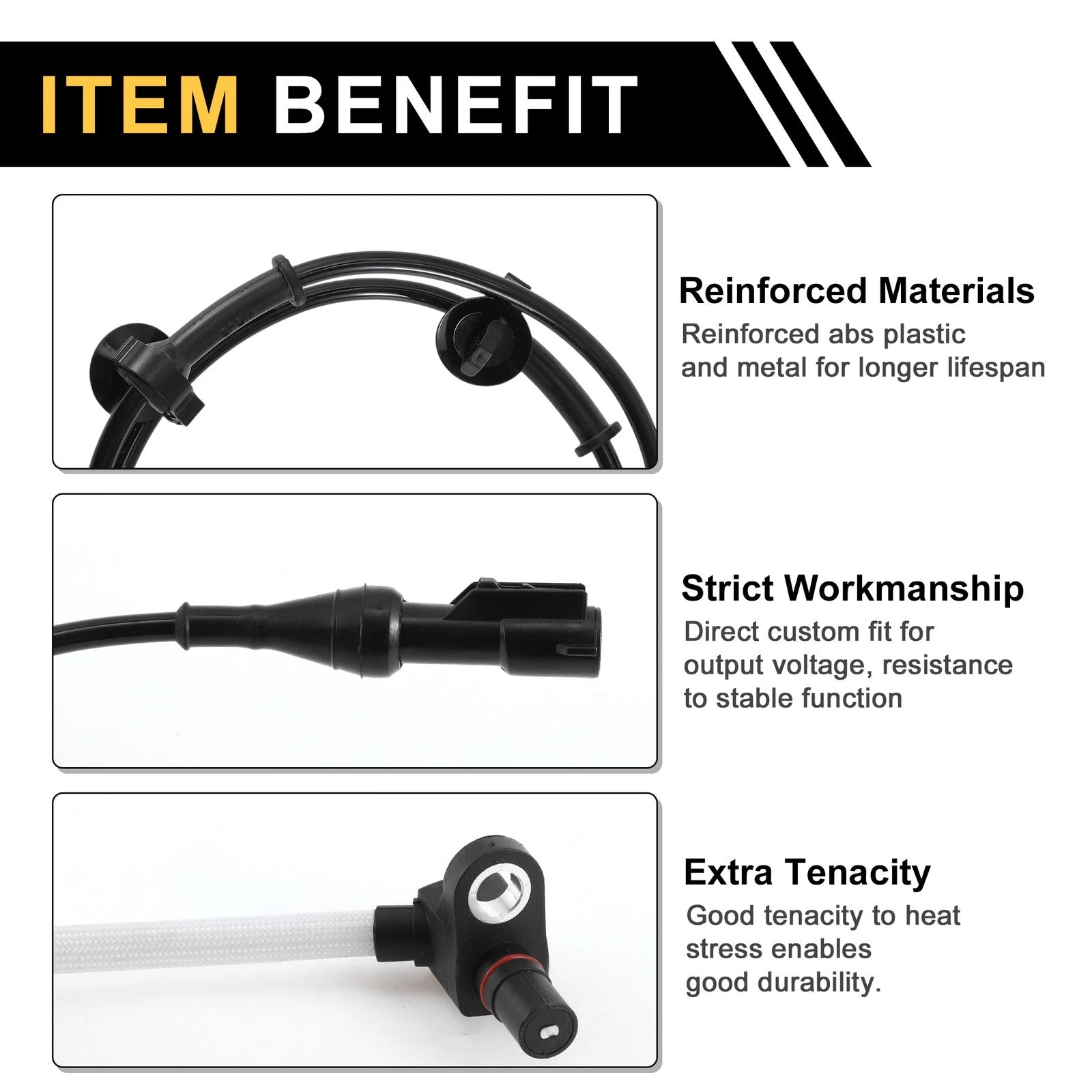 ABS Wheel Speed Sensor No.F87Z2C204GA/F87Z2C204GB for Ford Ranger (1998–2000)