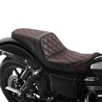 Driver Passenger Seat for Harley Dyna Low Rider Fat Bob Wide Glide (2006–2017)