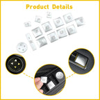 Armrest Switch Window Button Cover Trim for Mercedes Benz E C-Class GLK