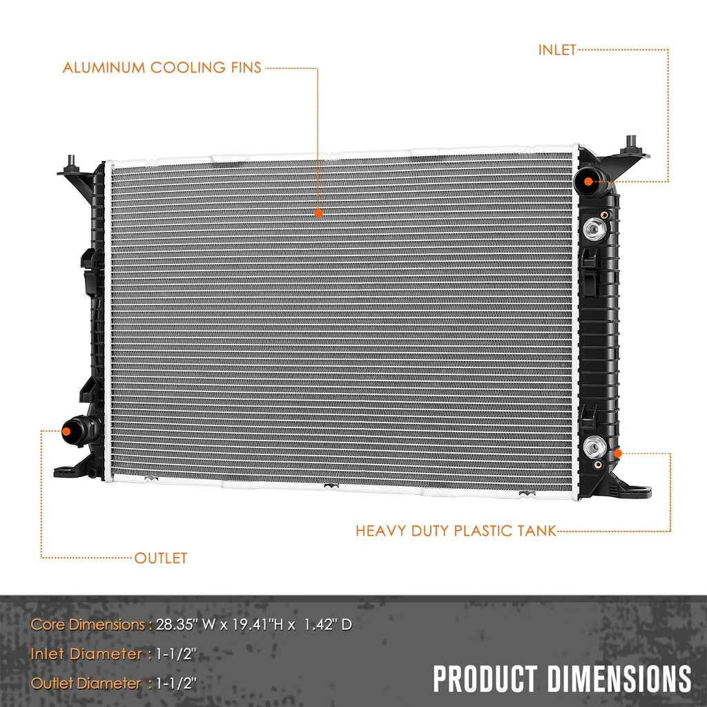 Aluminum Core Radiator for Audi RS5 S5 (2008–2015) DPI-13174