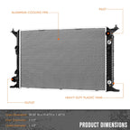 Aluminum Core Radiator for Audi RS5 S5 (2008–2015) DPI-13174
