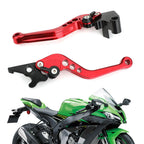 Brake Clutch Levers for Kawasaki Ninja 250 300 (2013–2018) Red