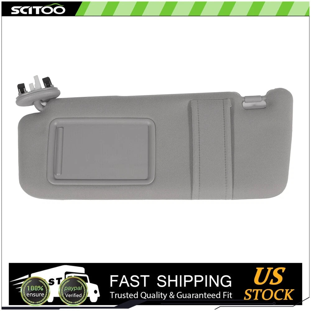 Left Driver Side Sun Visor with Sunroof Vanity Light for Toyota Camry (2007–2011)