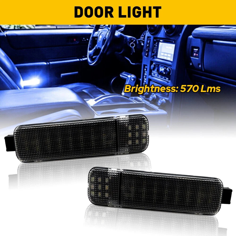2X LED Door Courtesy Light for Chevy Silverado Suburban Tahoe GMC Sierra
